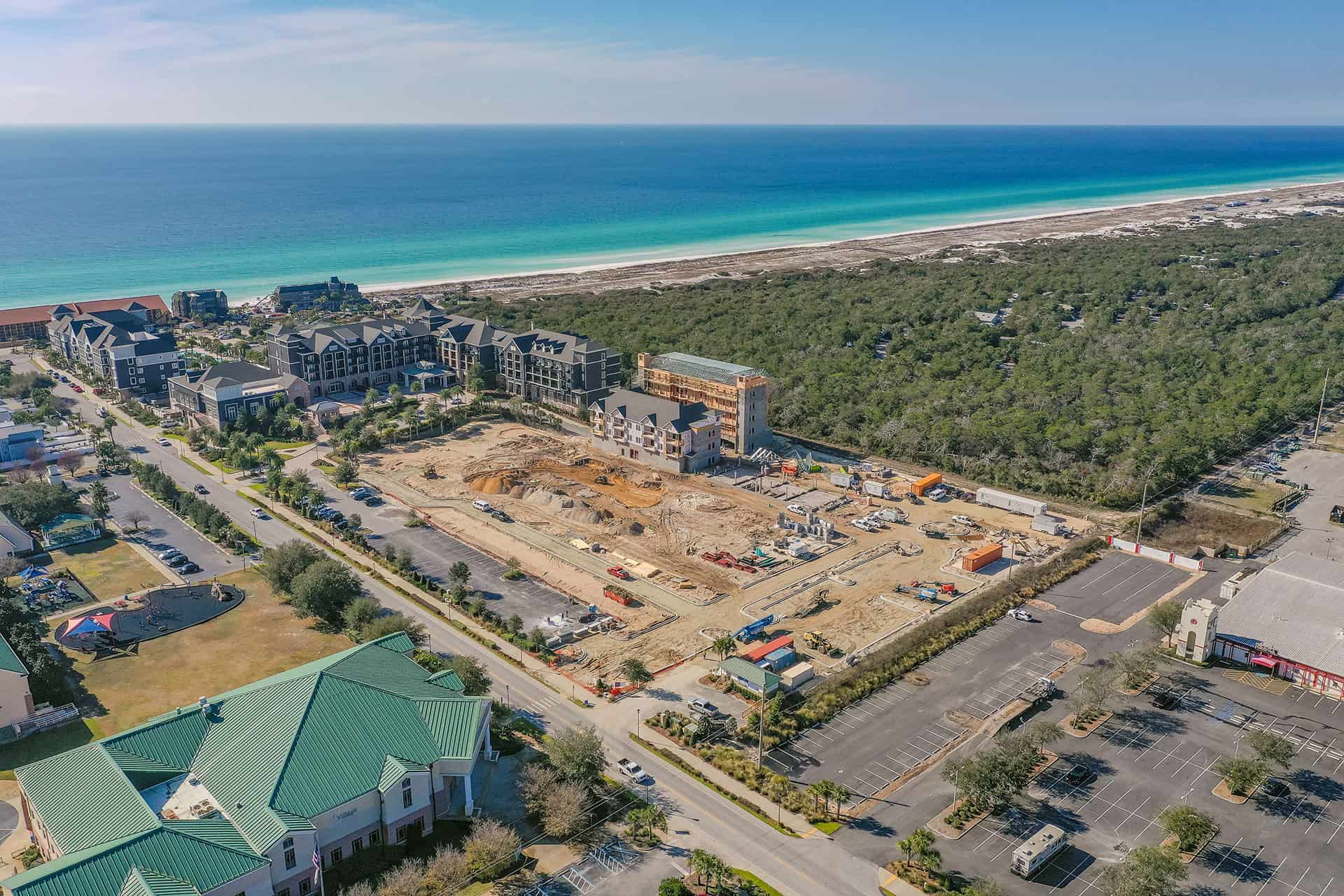 Parkside_at_Henderson_Beach_Resort_January_2021 drone photo looking southwest